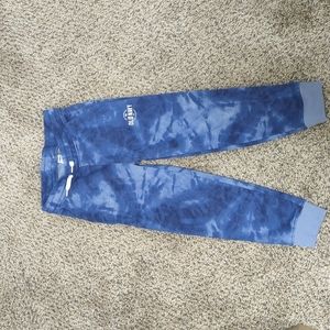Old navy blue tie-dye boys joggers size 6-7